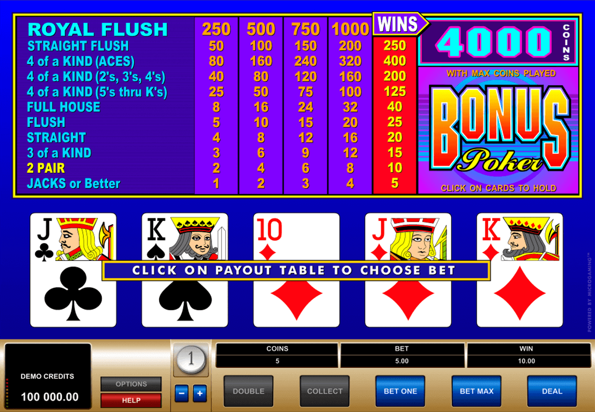 casino microgaming bonus