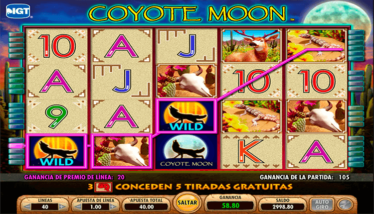 lll Jugar Coyote Moon Tragamonedas Gratis sin Descargar en ...