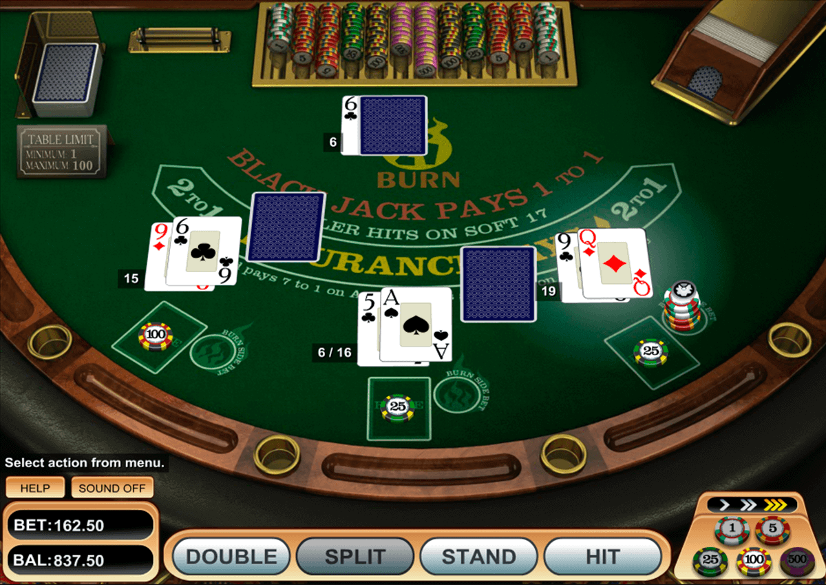 blackjack virtual