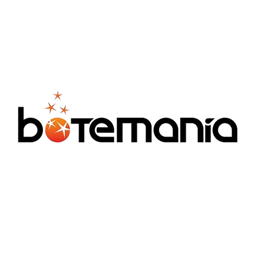 Interfaz de Botemania mostrando juegos de bingo y tragamonedas